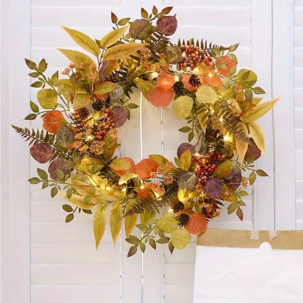 🧡 FALL LIGHT UP WREATH 🧡